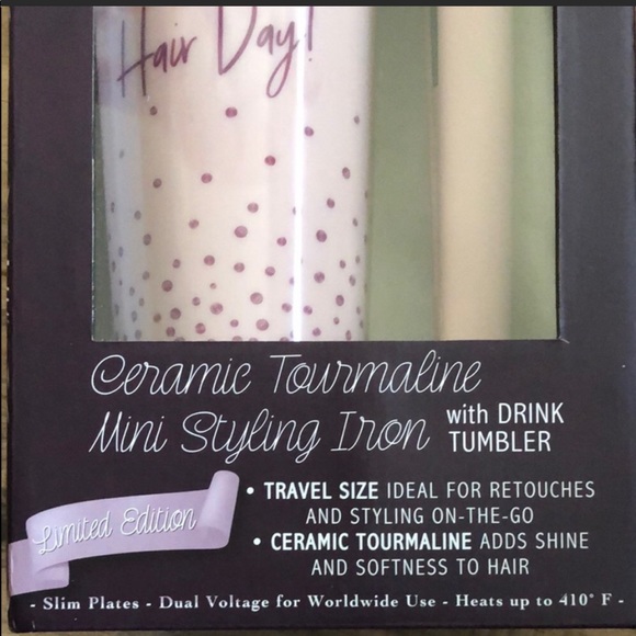 Ceramic Tourmaline Mini Styling Iron - Picture 2 of 3